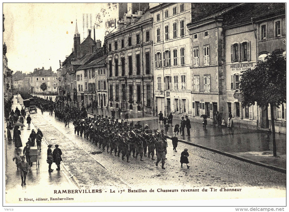 Carte Postale Ancienne de RAMBERVILLERS