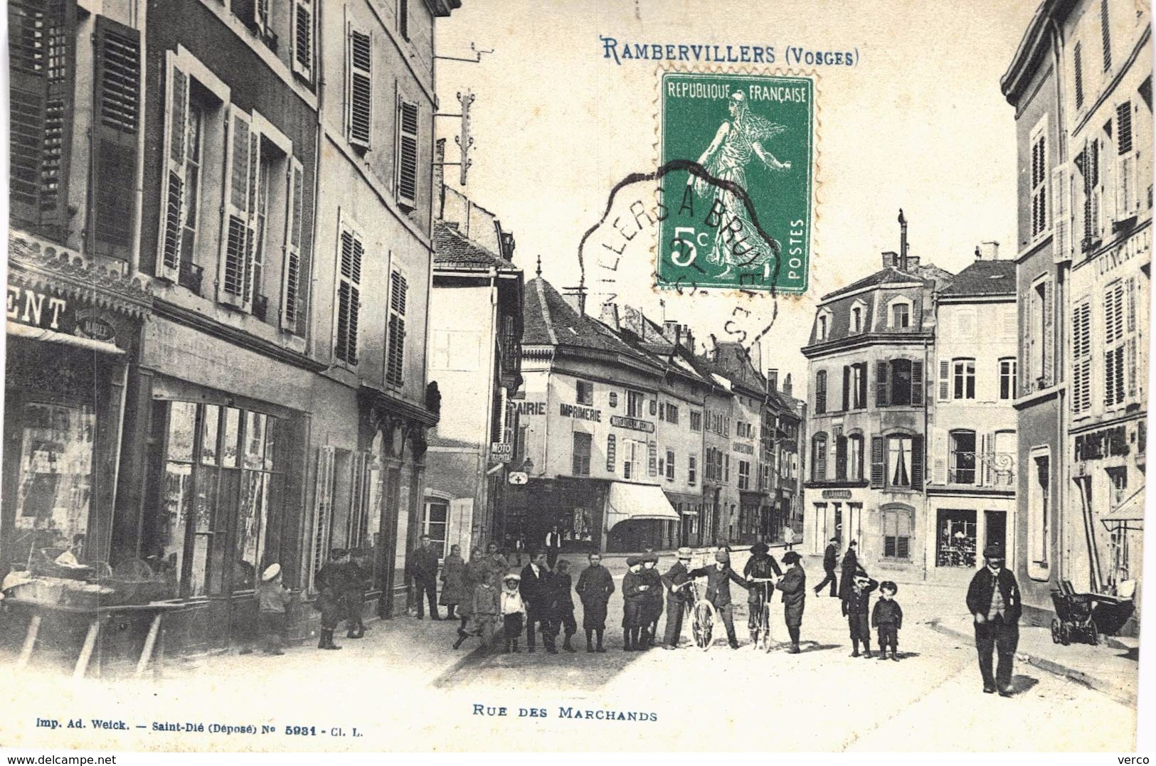 Carte postale ancienne de RAMBERVILLERS