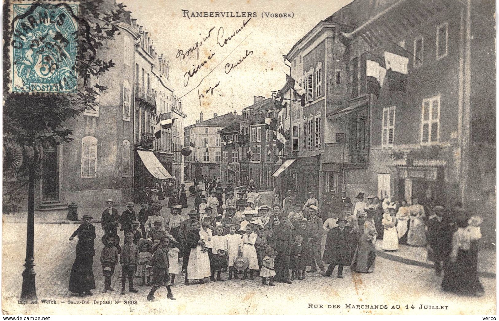 Carte postale ancienne de RAMBERVILLERS