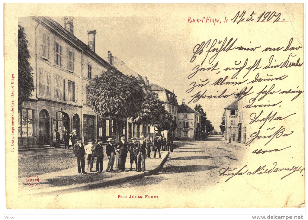 Carte Postale Ancienne de RAON L'ETAPE