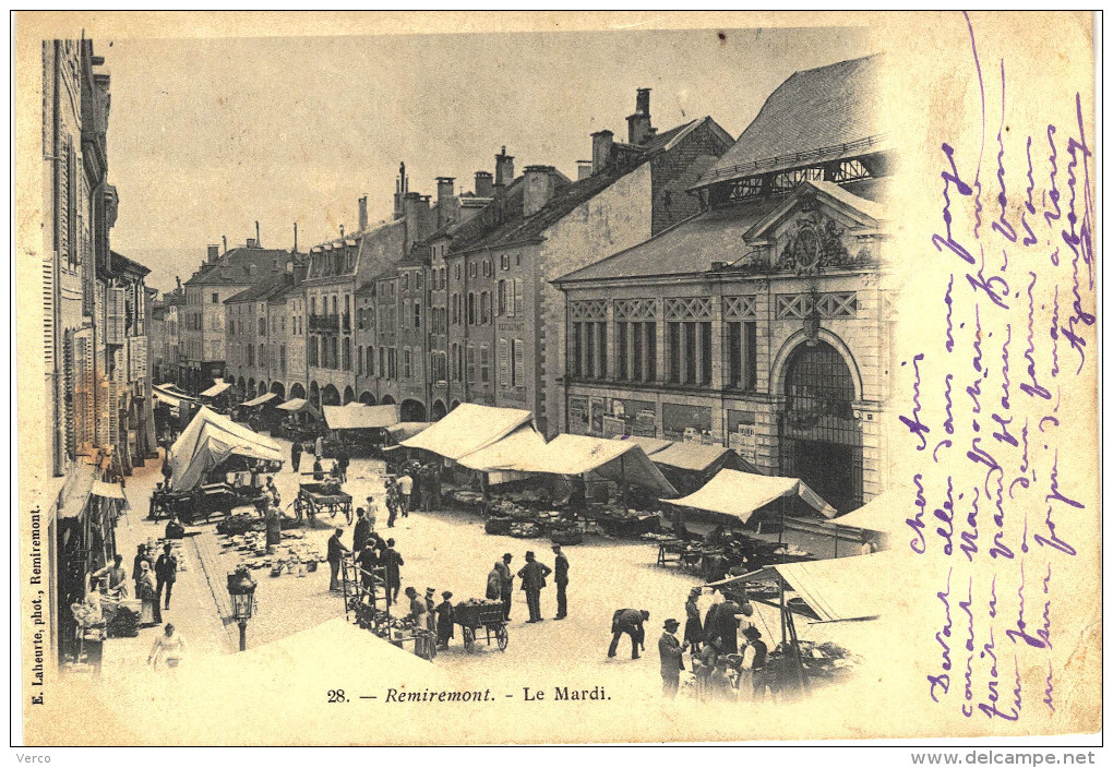 Carte Postale Ancienne de REMIREMONT