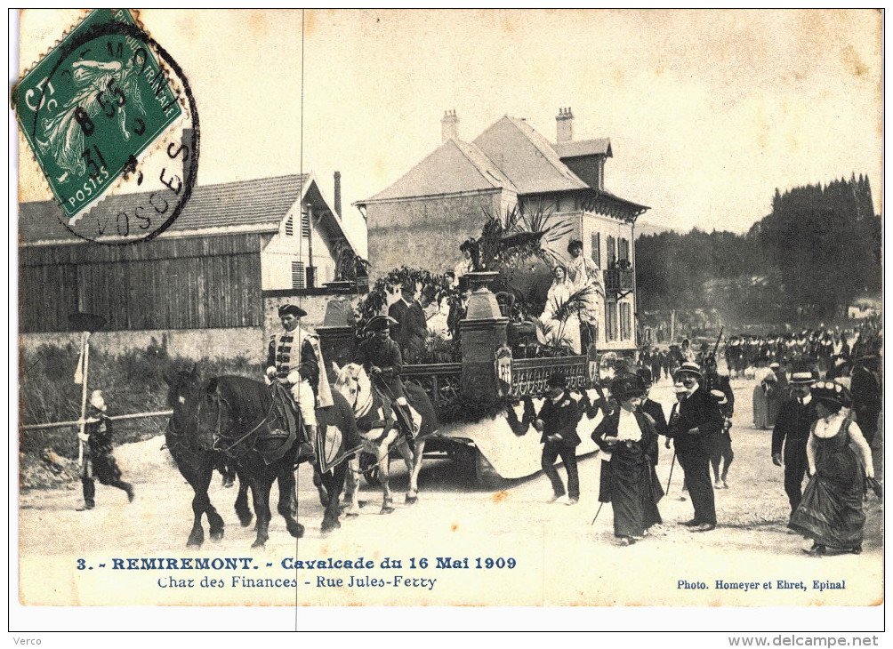 Carte Postale Ancienne de REMIREMONT