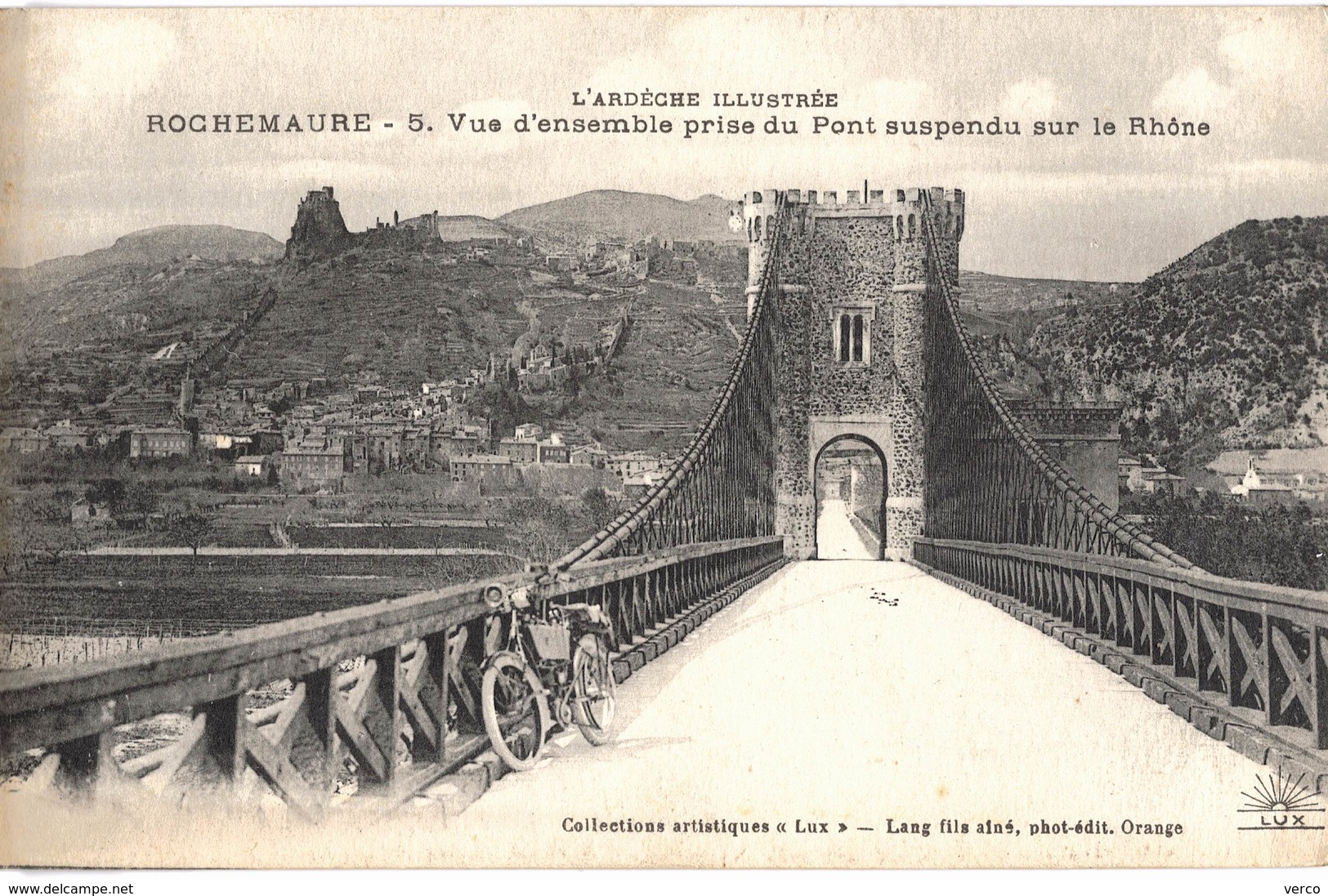 Carte  Postale  ancienne de  ROCHEMAURE