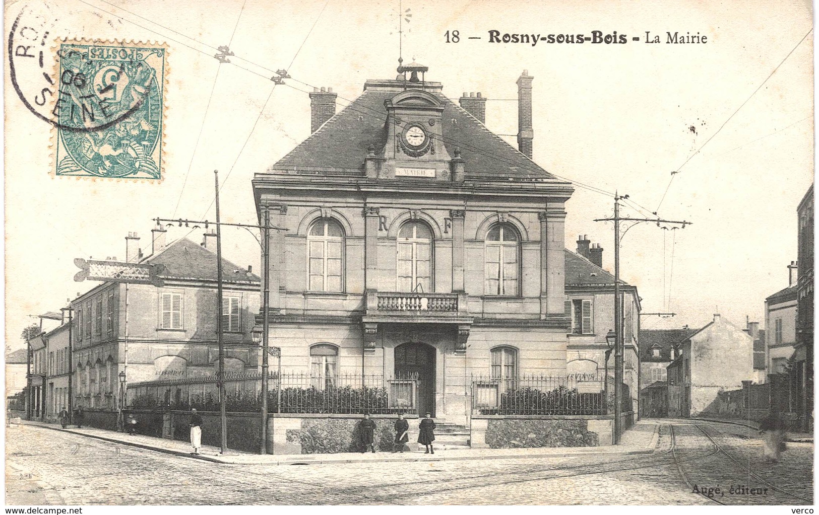 Carte POSTALE Ancienne de  ROSNY sous BOIS - Mairie