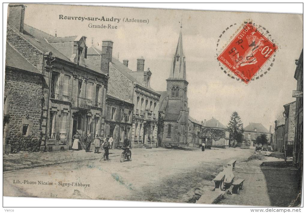 Carte Postale Ancienne de ROUVROY SUR AUDRY