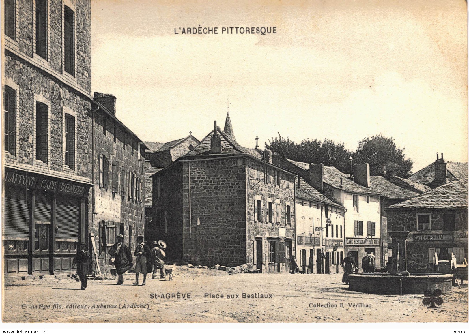 Carte postale ancienne de SAINT AGREVE