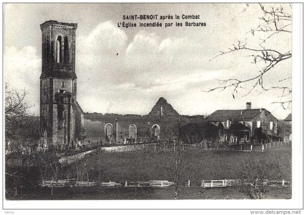 Carte Postale Ancienne de SAINT BENOIT