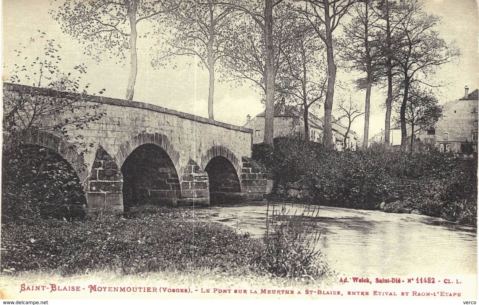 Carte postale ancienne de SAINT BLAISE