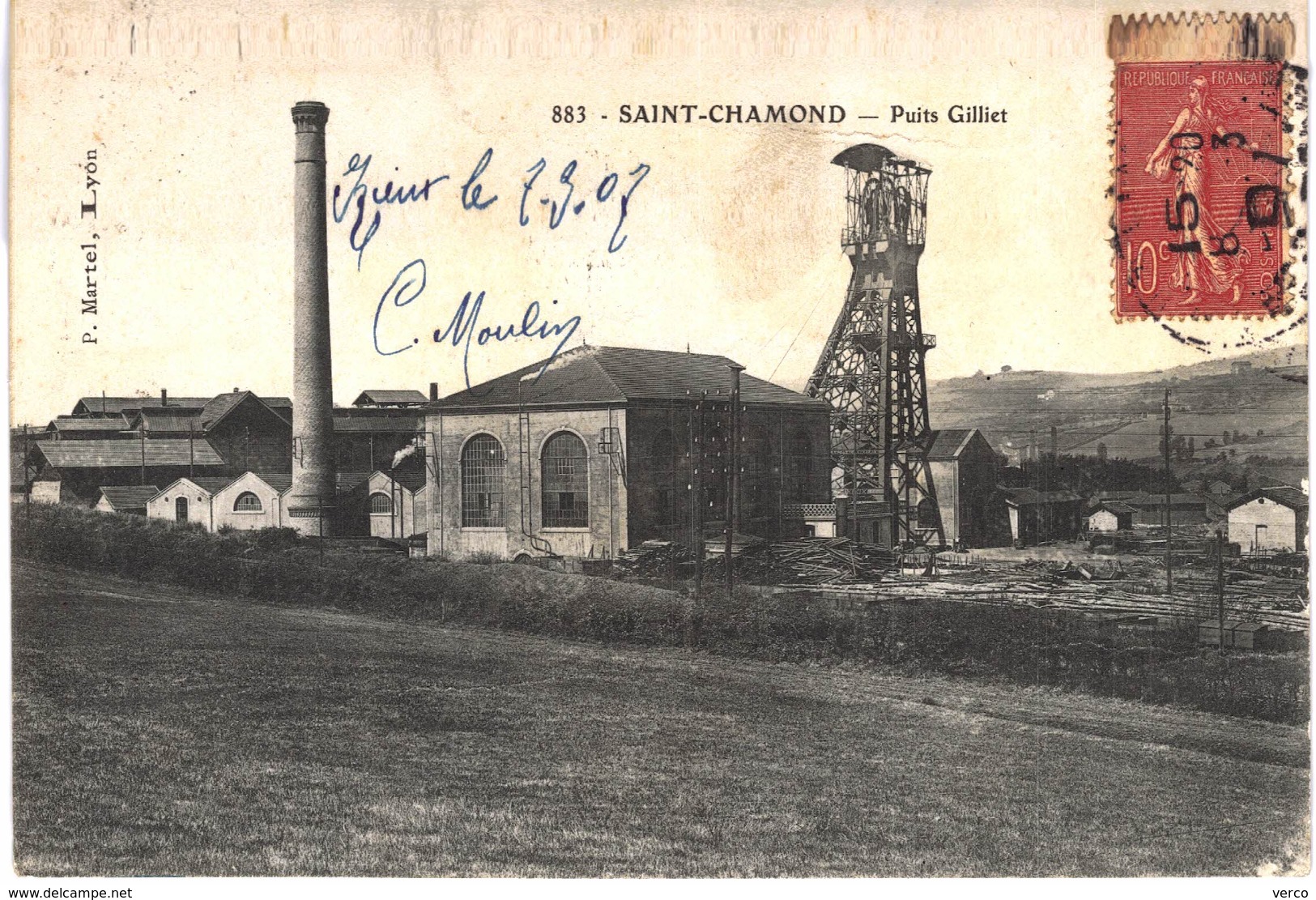 Carte postale ancienne de SAINT CHAMOND