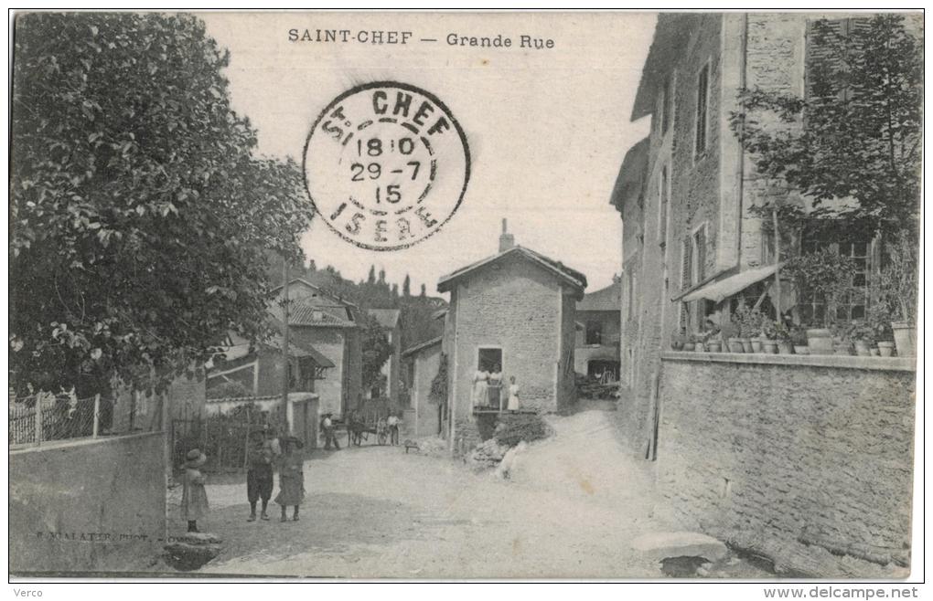 Carte Postale Ancienne de SAINT CHEF