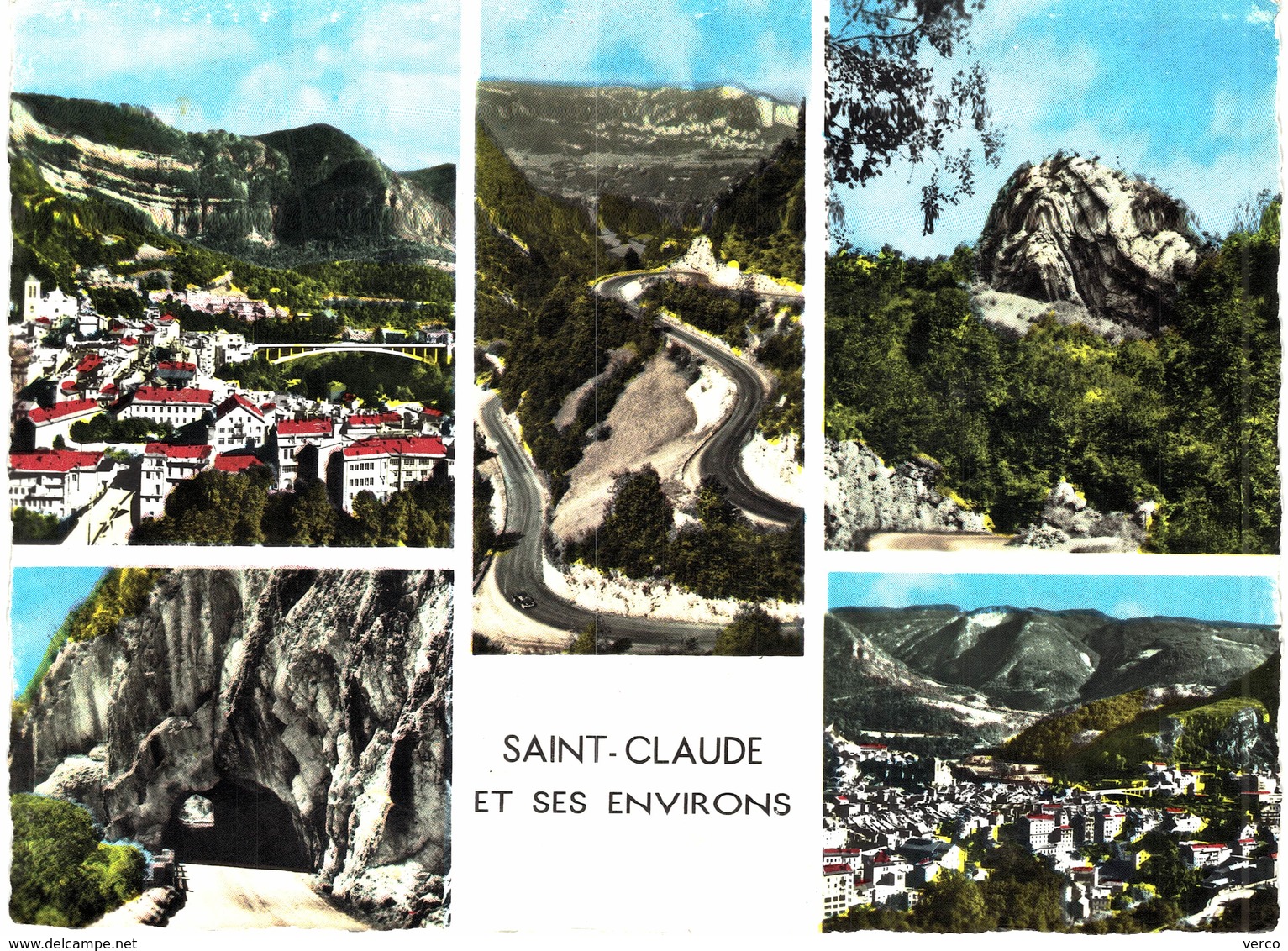 Carte  postale ancienne de  SAINT  CLAUDE -