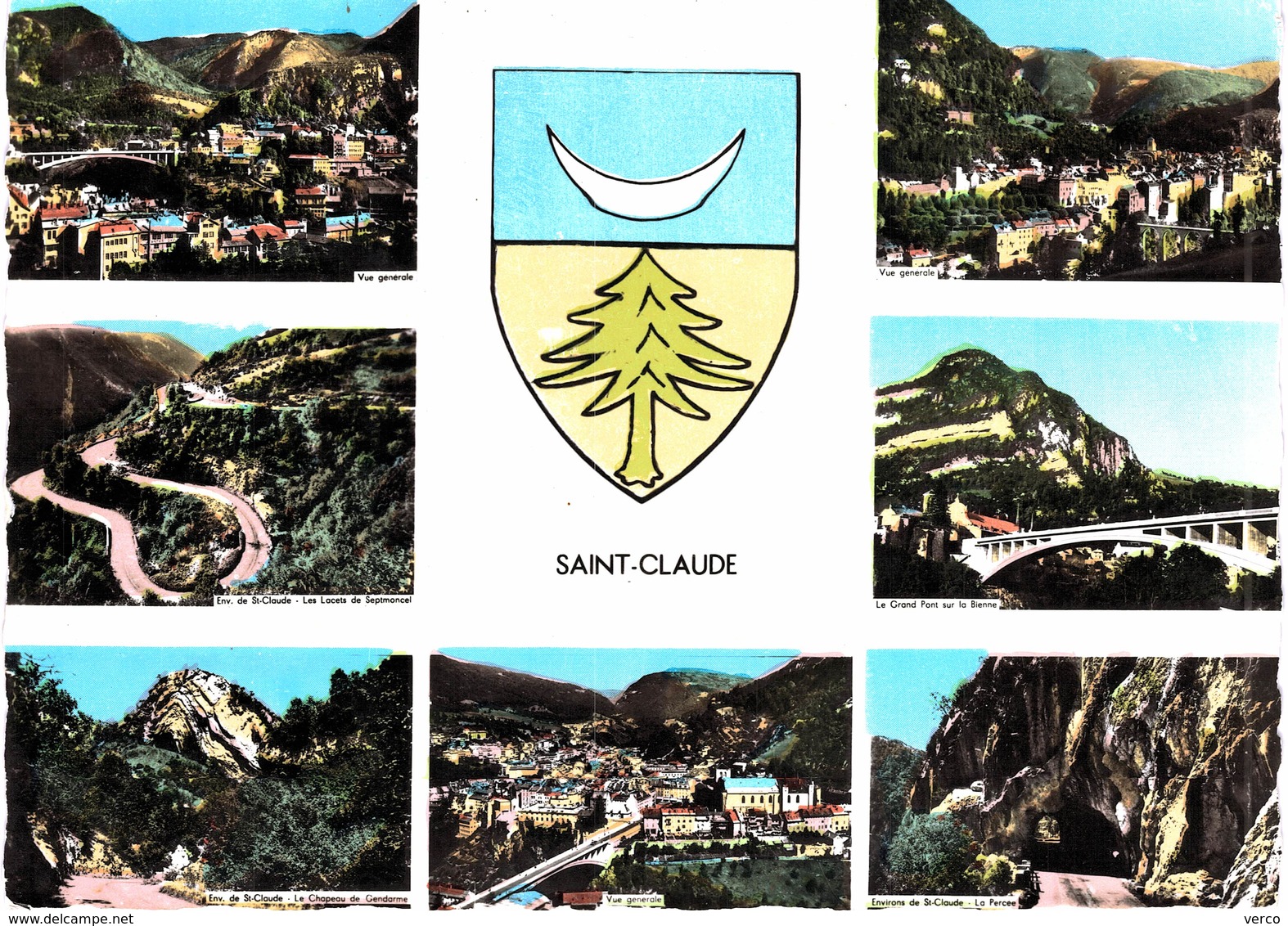 Carte  postale ancienne de  SAINT  CLAUDE -