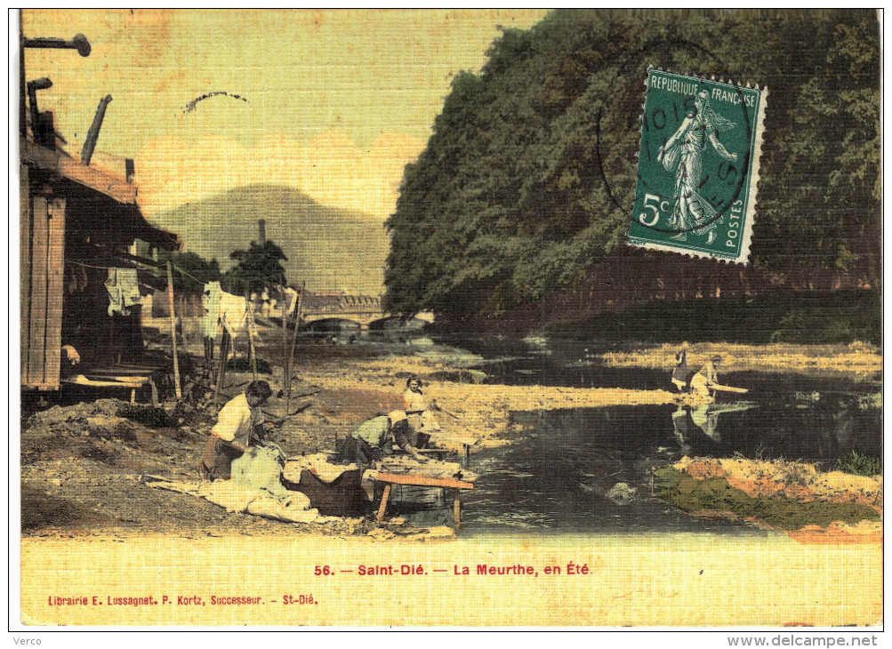 Carte Postale Ancienne de SAINT DIE