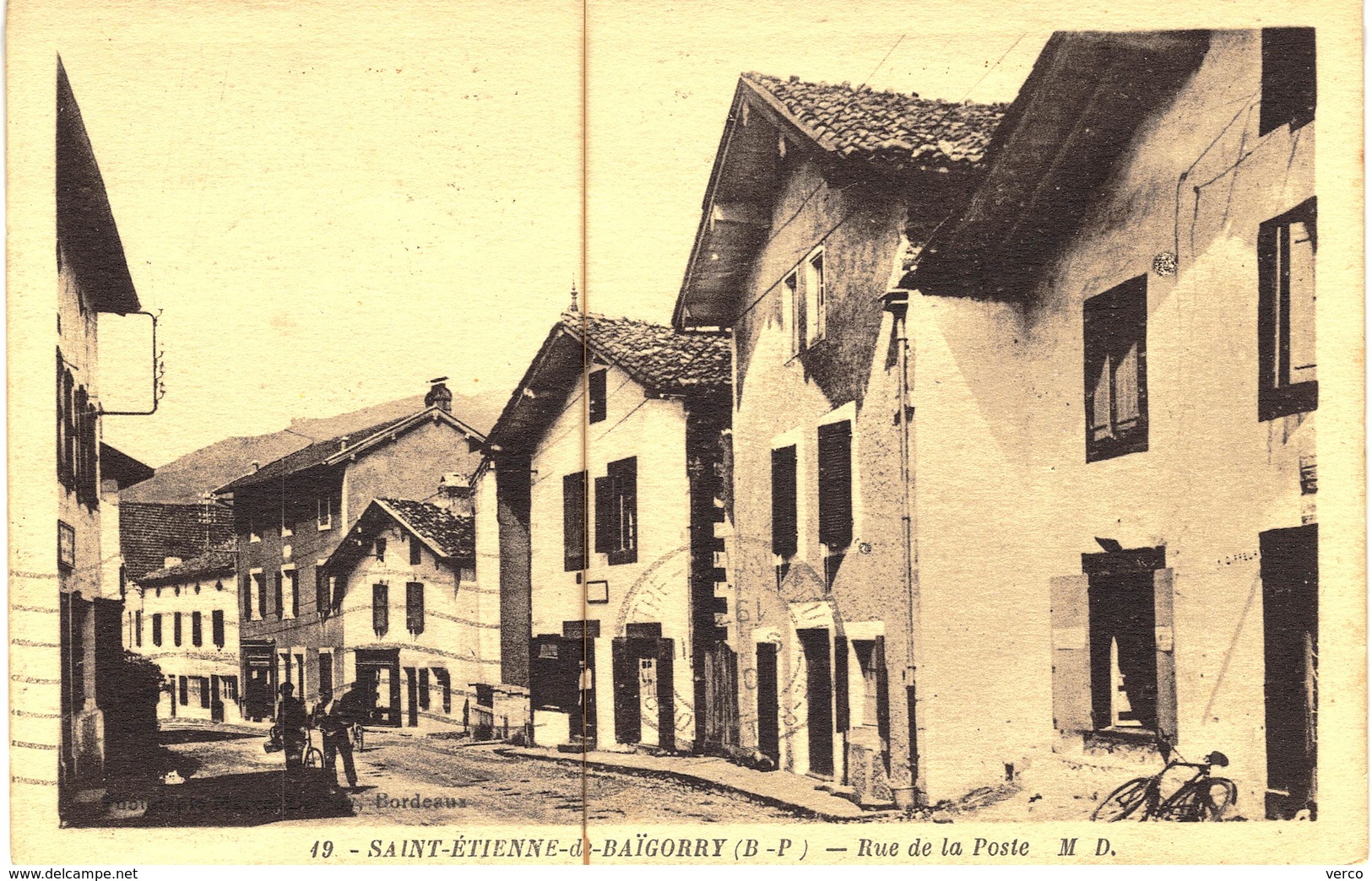 Carte Postale ancienne de SAINT ETIENNE de BAIGORRY