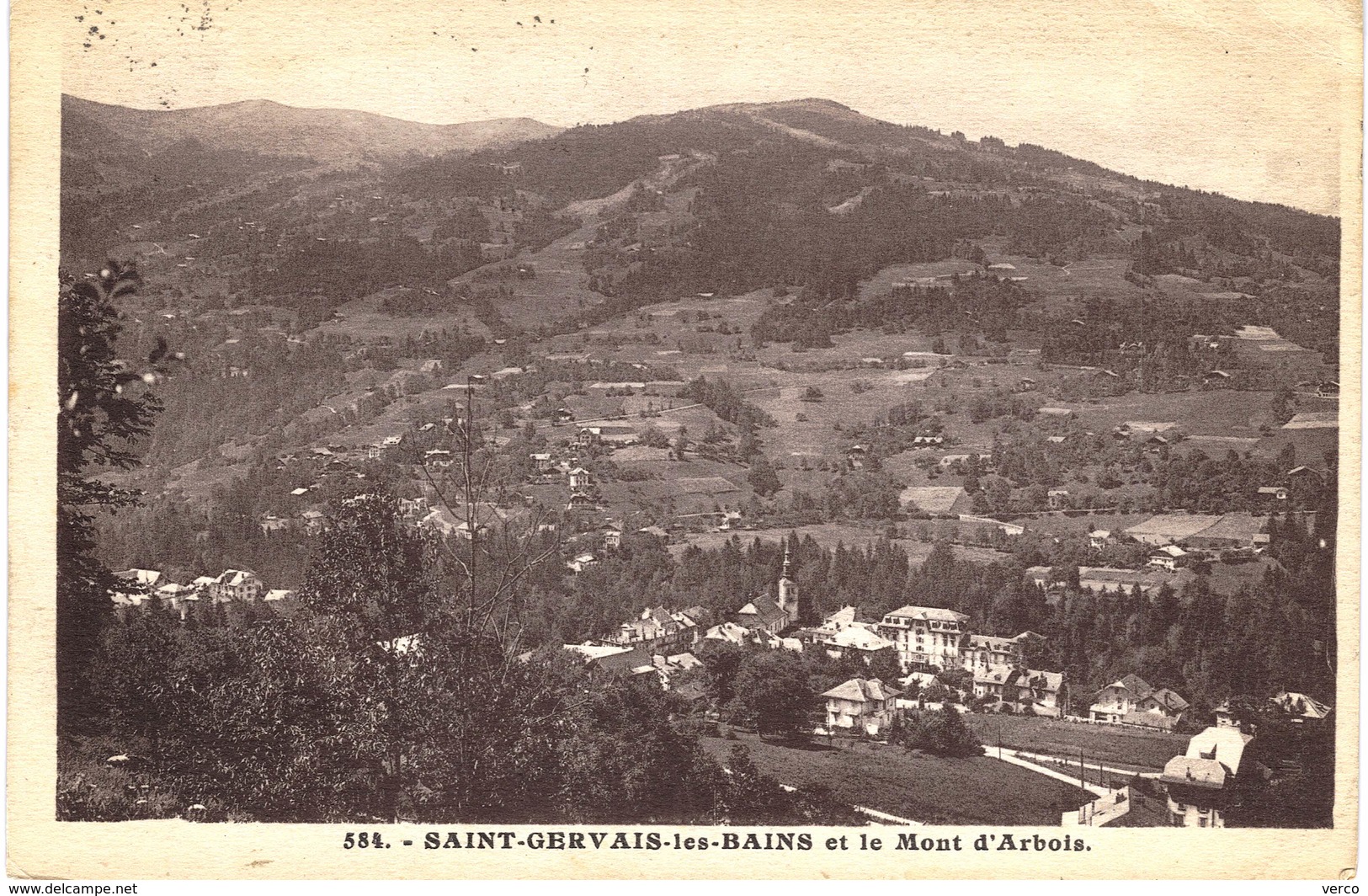 Carte Postale ancienne de SAINT GERVAIS LES BAINS