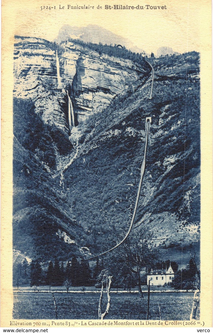 Carte POSTALE Ancienne de SAINT  HILAIRE du TOUVET