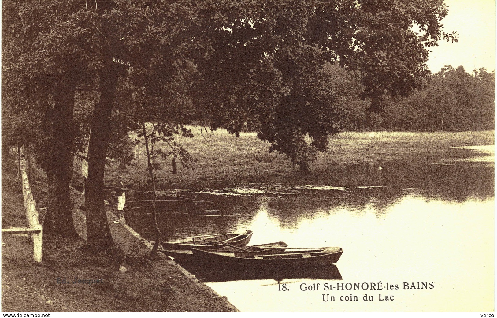 Carte Postale ancienne de SAINT HONORE les BAINS