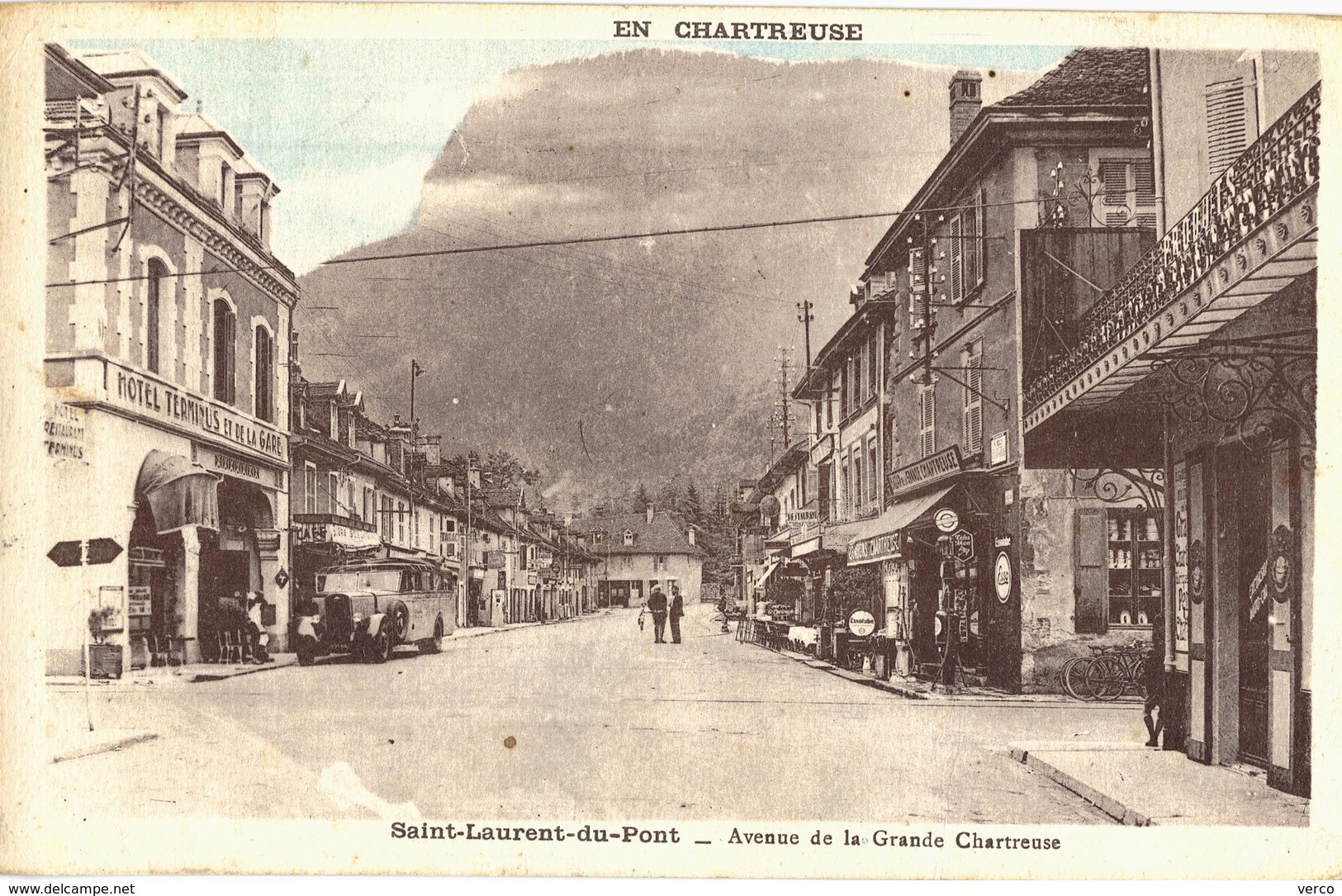 Carte  postale ancienne de SAINT LAURENT du PONT