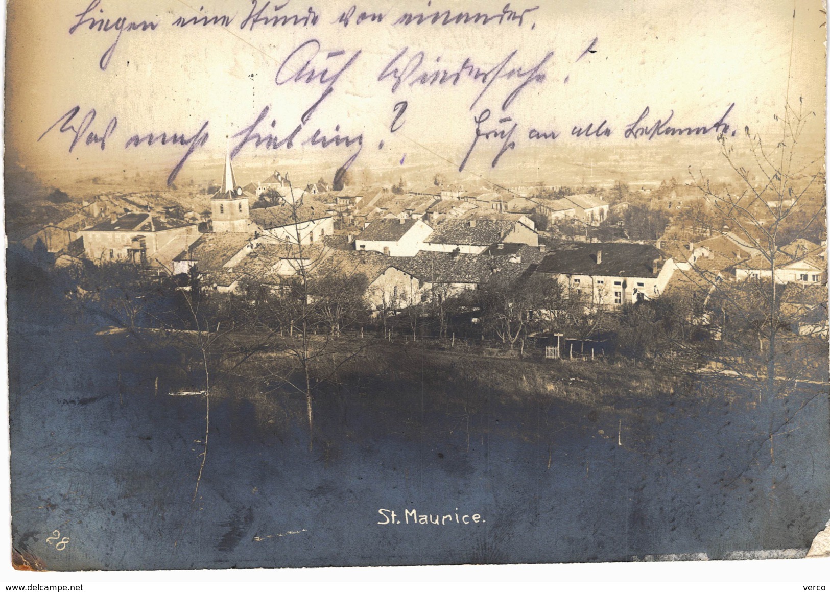 Carte postale ancienne de SAINT MAURICE