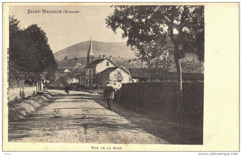 Carte Postale Ancienne de SAINT MAURICE sur MOSELLE