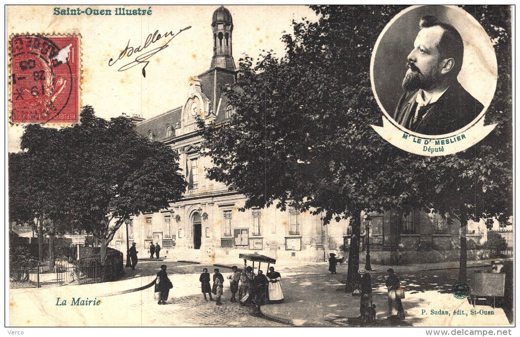 Carte Postale Ancienne de SAINT OUEN