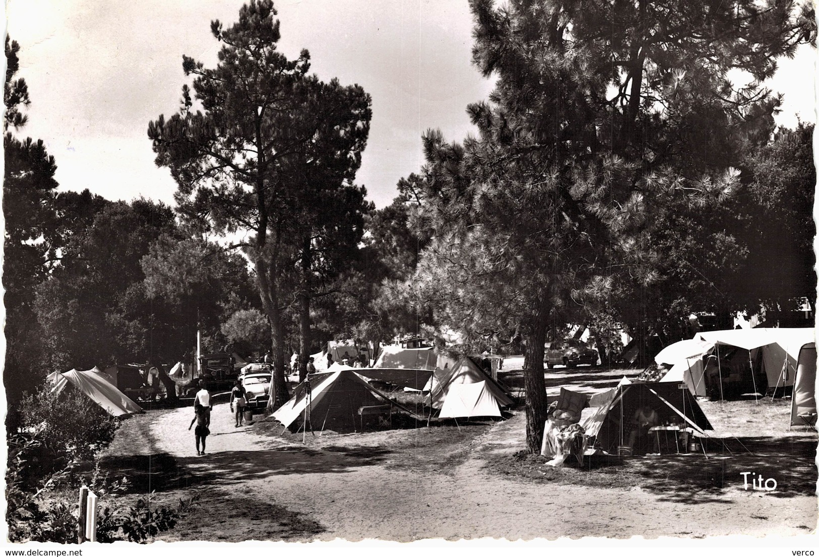 Carte postale ancienne de SAINT PALAIS sur MER