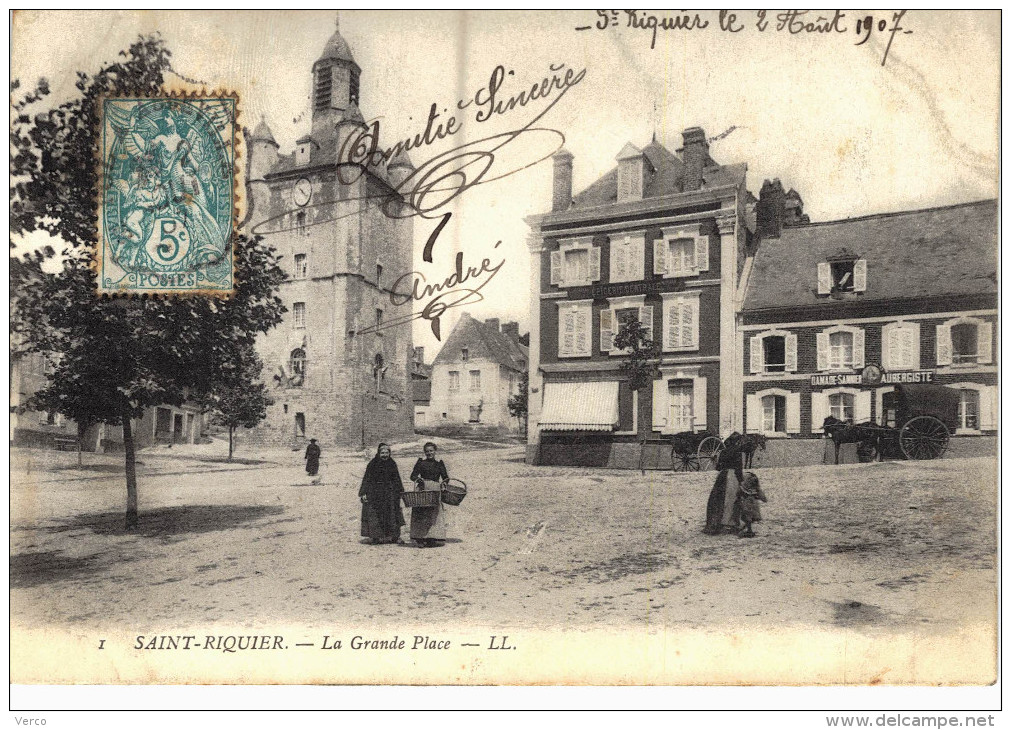 Carte Postale Ancienne de SAINT RIQUIER