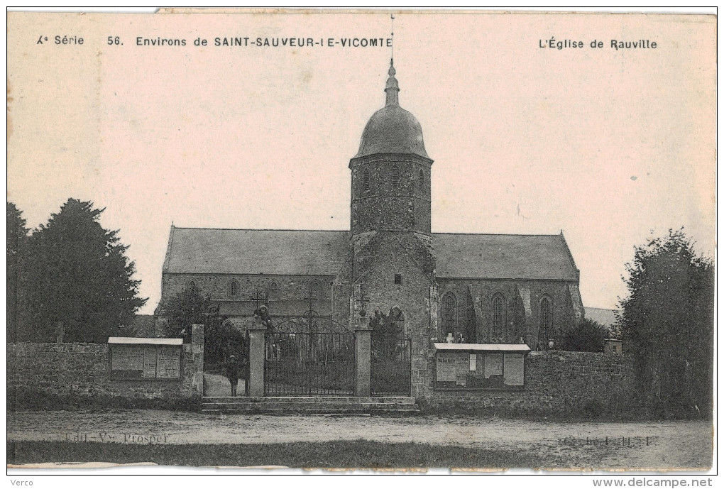 Carte Postale Ancienne de SAINT SAUVEUR LE VICOMTE