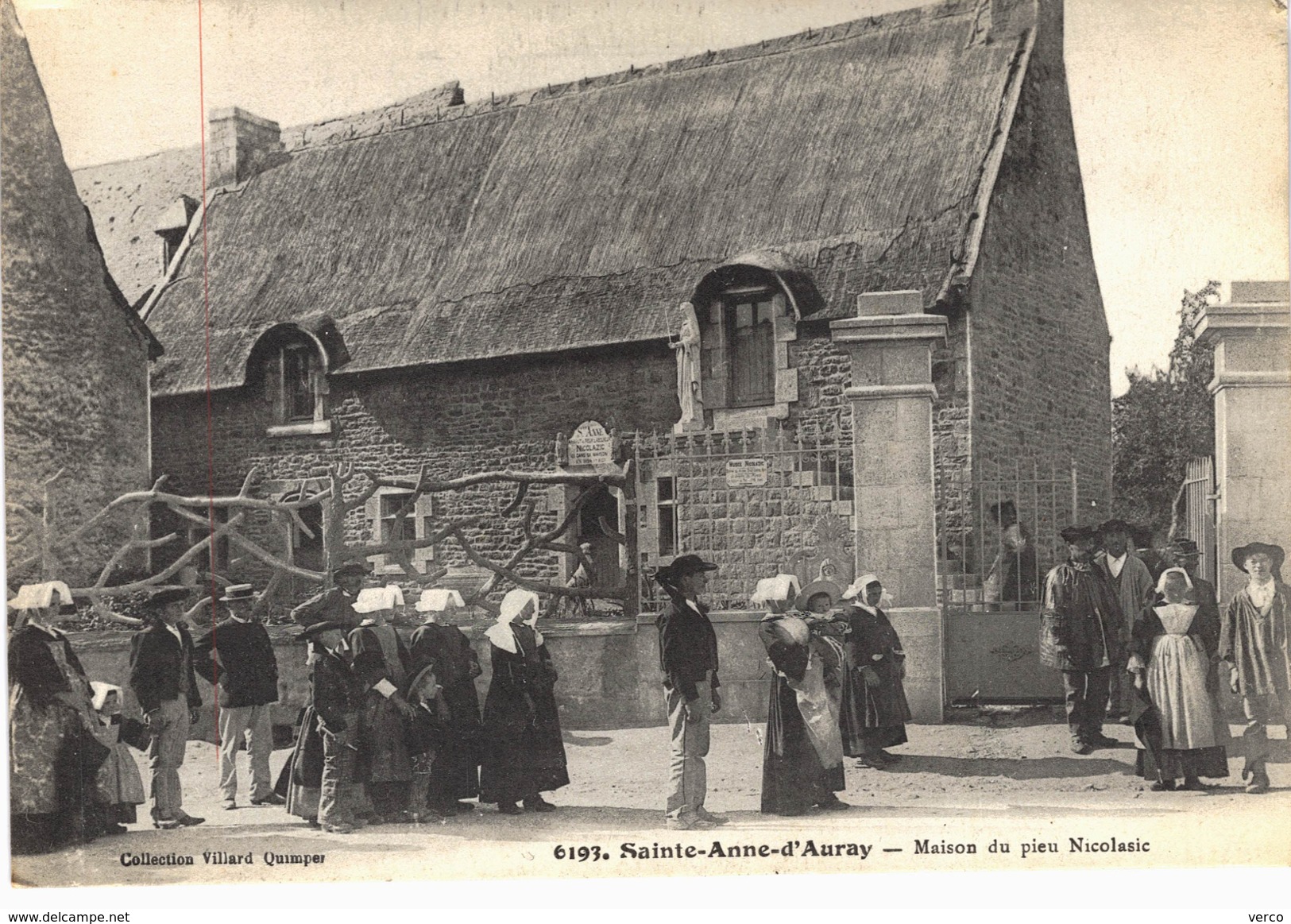 Carte postale ancienne de SAINTE ANNE d'AURAY