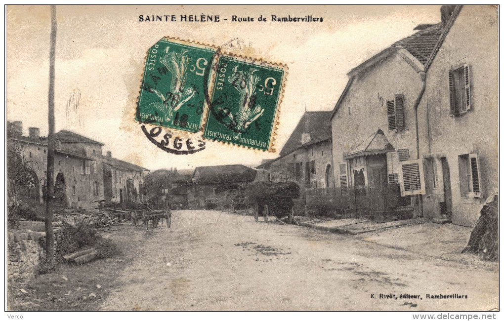 Carte Postale Ancienne de SAINTE HELENE