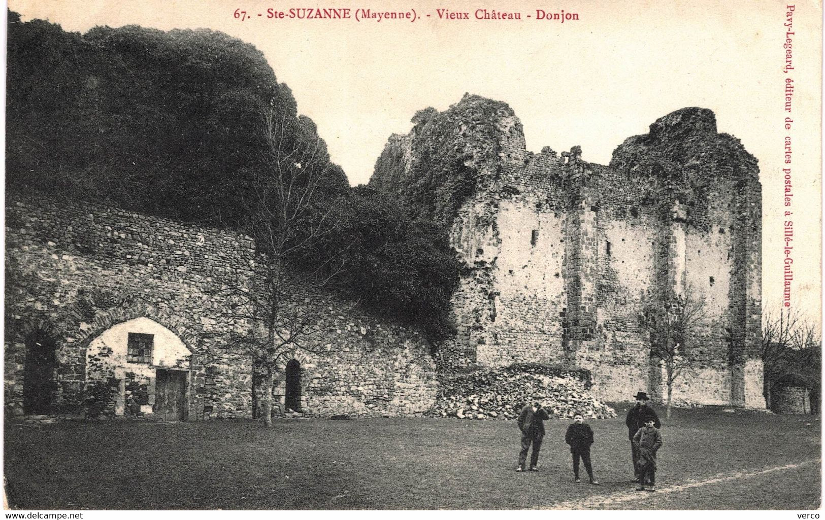 Carte POSTALE Ancienne  de SAINTE - SUZANNE / Le Vieux château