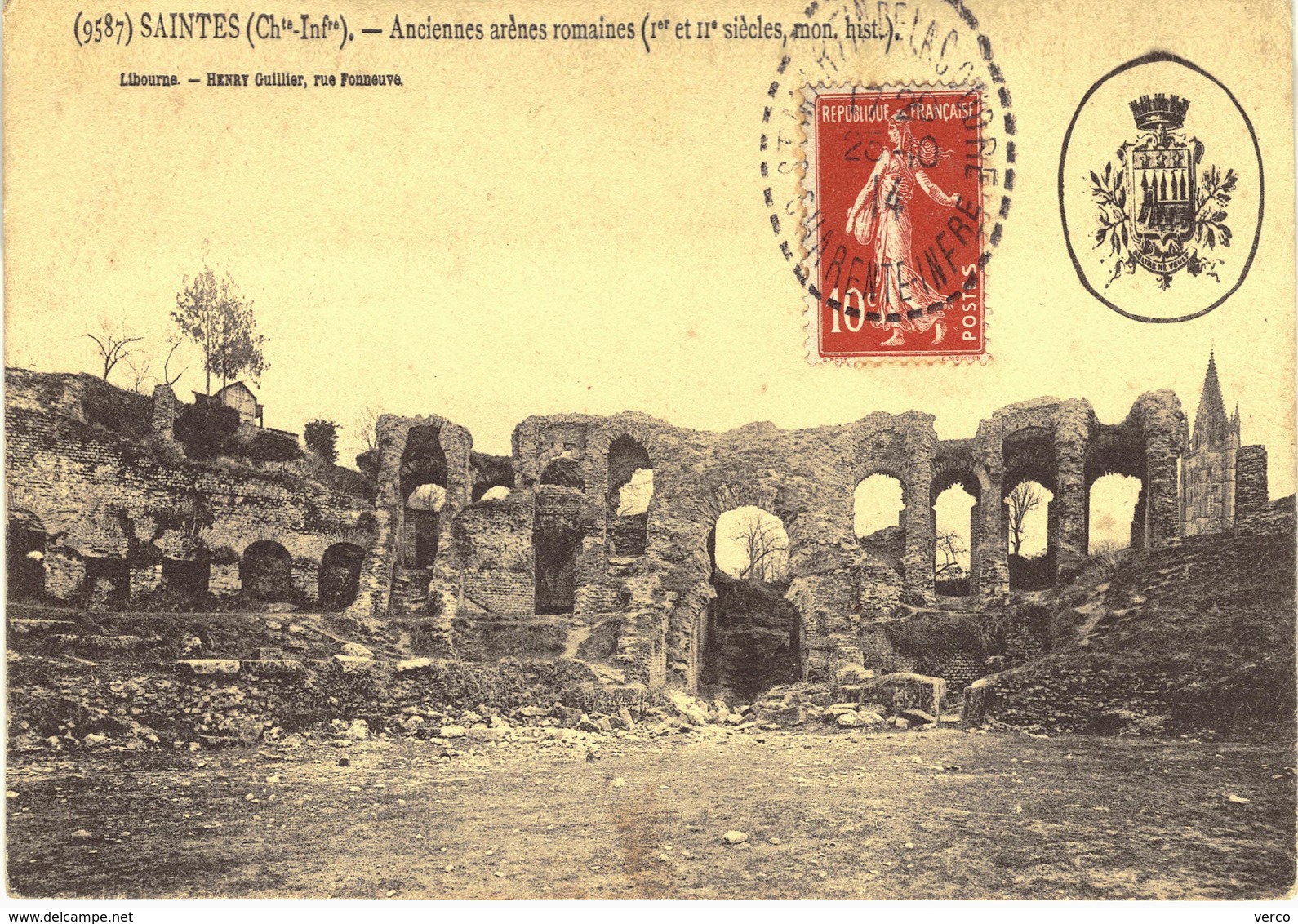 Carte postale ancienne de SAINTES