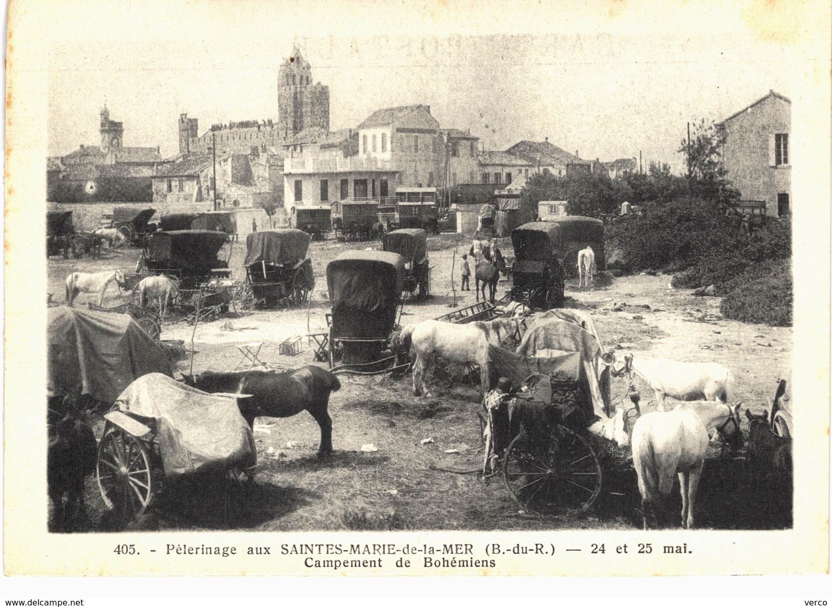 Carte postale ancienne de SAINTES MARIES de la MER