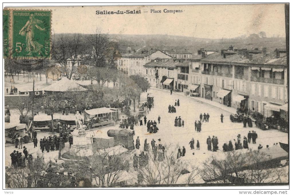 Carte Postale Ancienne de SALIES DU SALAT