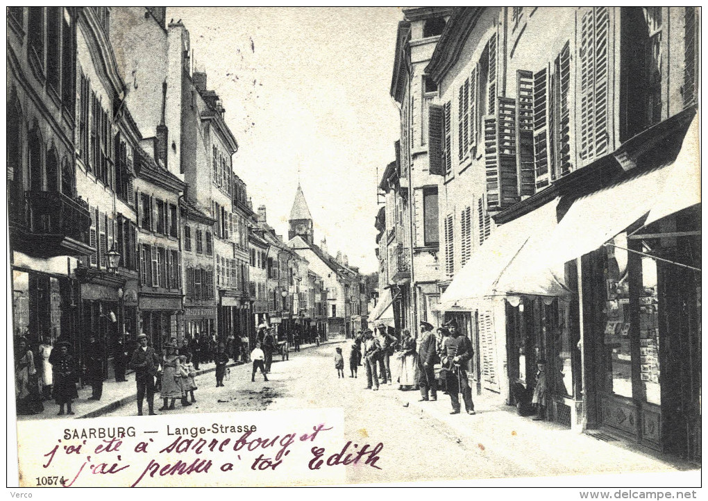 Carte Postale Ancienne de SARREBOURG