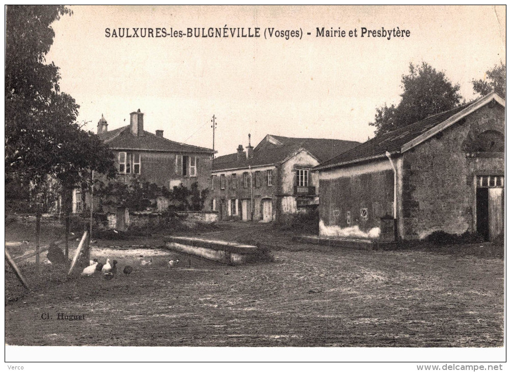 Carte Postale Ancienne de SAULXURES les BULGNEVILLE