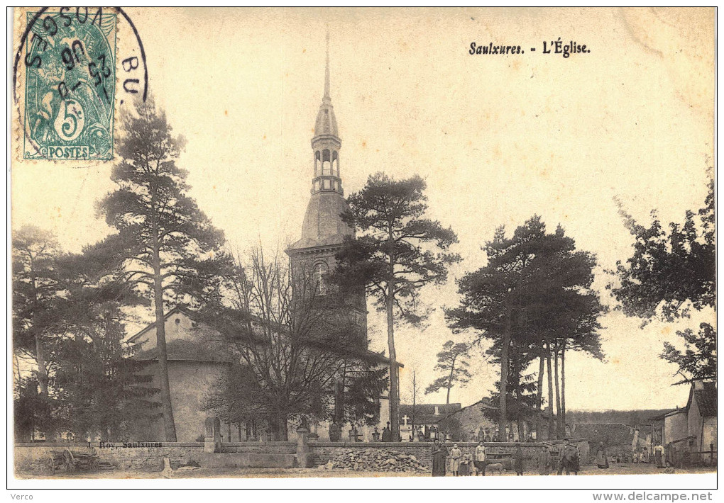 Carte Postale Ancienne de SAULXURES les BULGNEVILLE