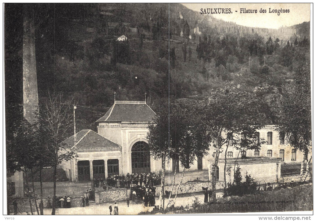 Carte Postale Ancienne de SAULXURES sur MOSELOTTE