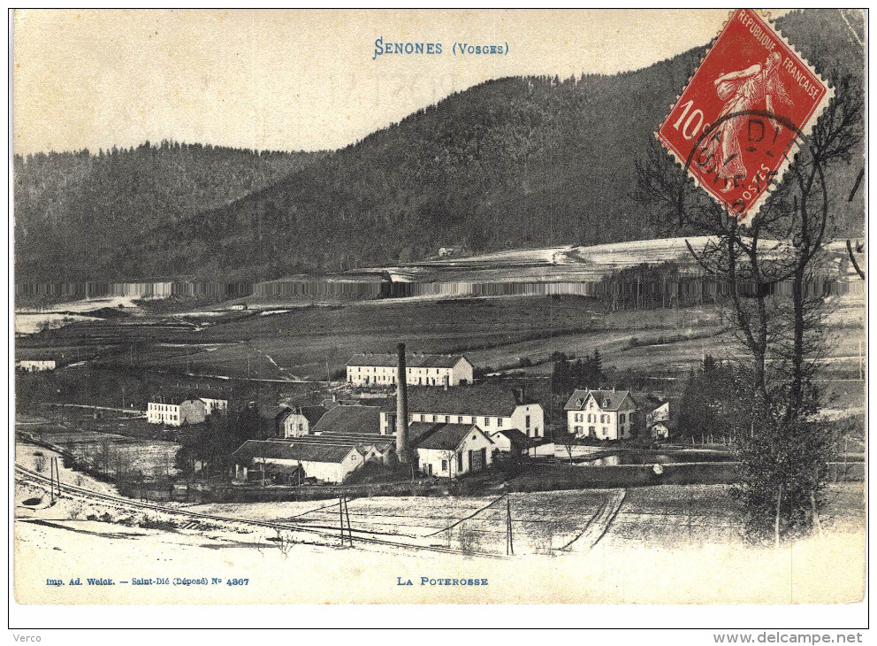 Carte Postale Ancienne de SENONES