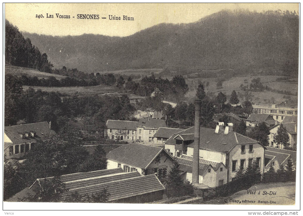 Carte Postale Ancienne de SENONES