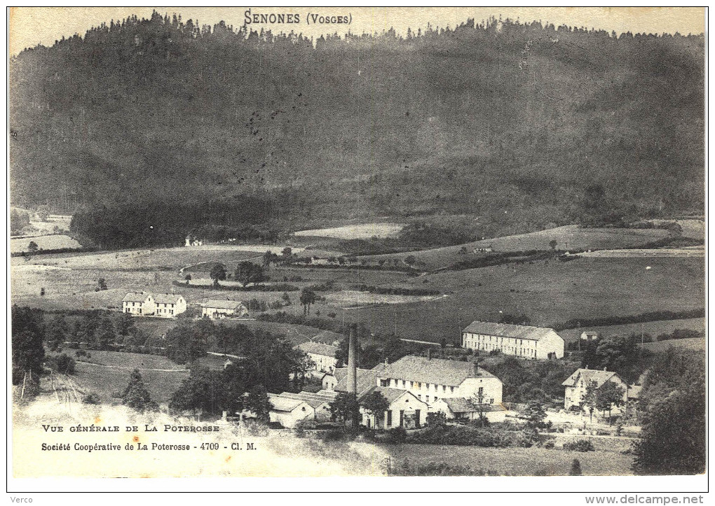 Carte Postale Ancienne de SENONES