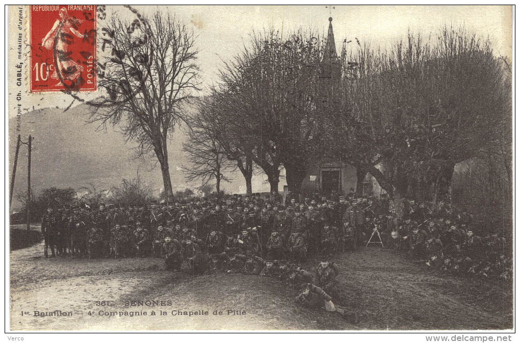 Carte Postale Ancienne de SENONES