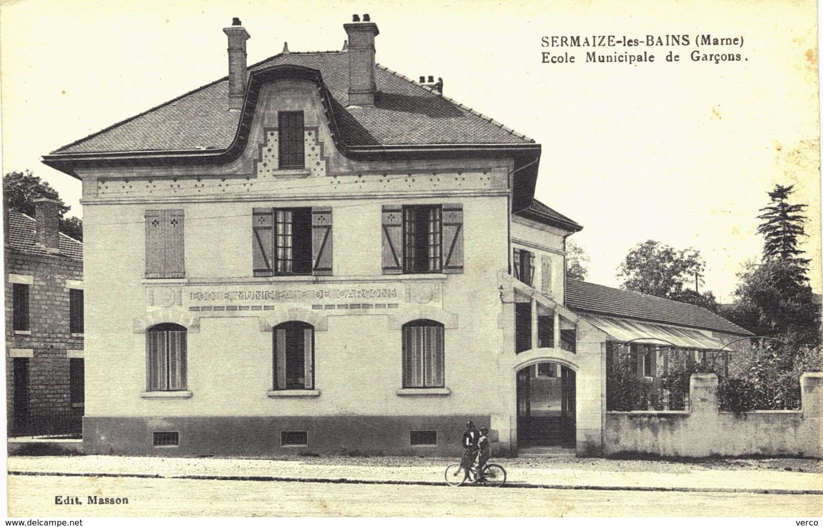 Carte postale ancienne de SERMAIZE les BAINS