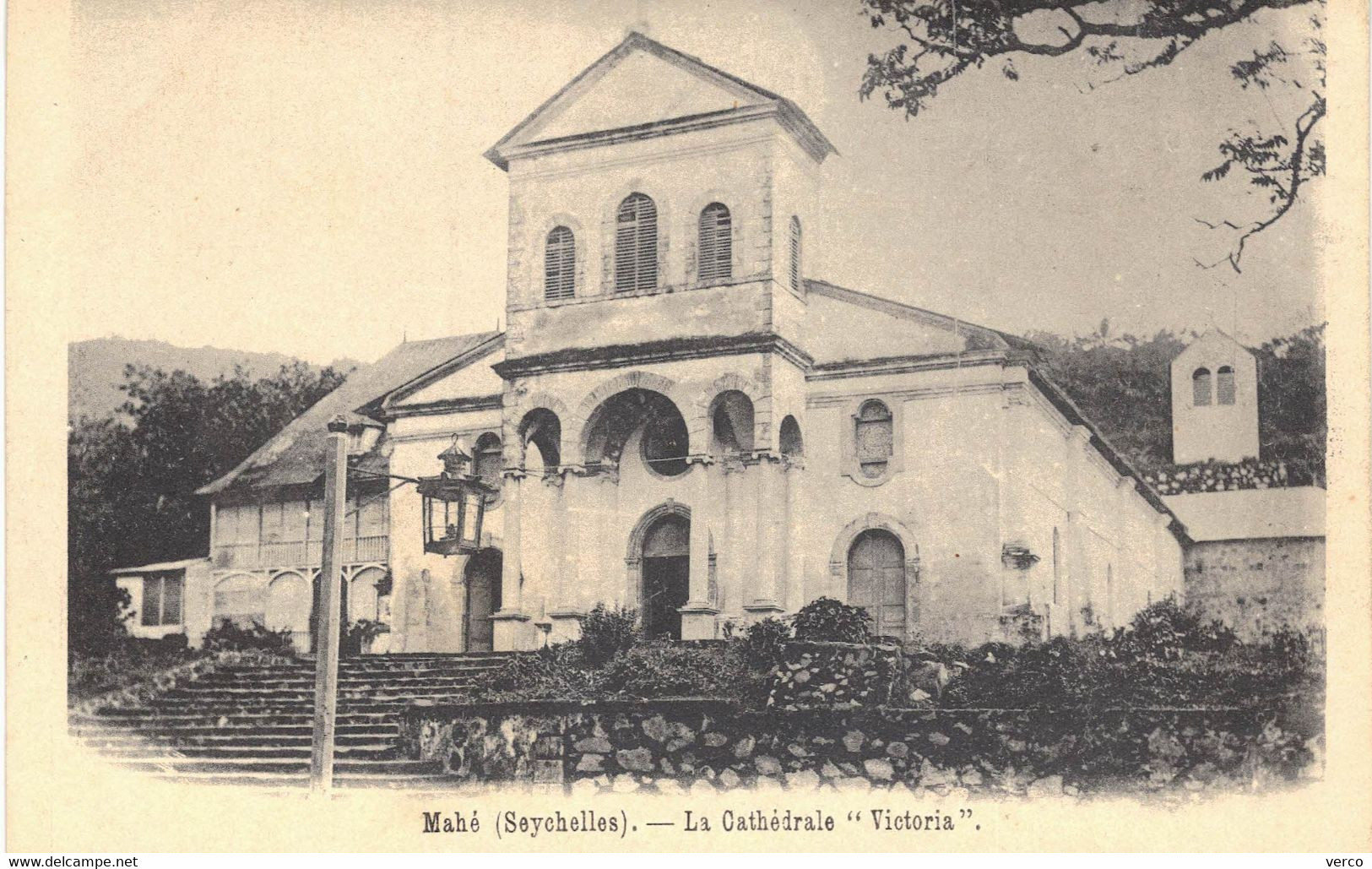 Carte POSTALE  Ancienne  de  SEYCHELLES - MAHE / Cathédrale Victoria