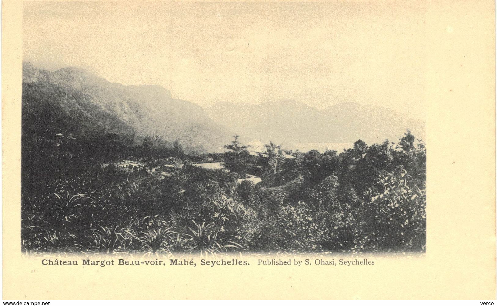 Carte POSTALE  Ancienne  de  SEYCHELLES - MAHE / Château Margot Beau Voir