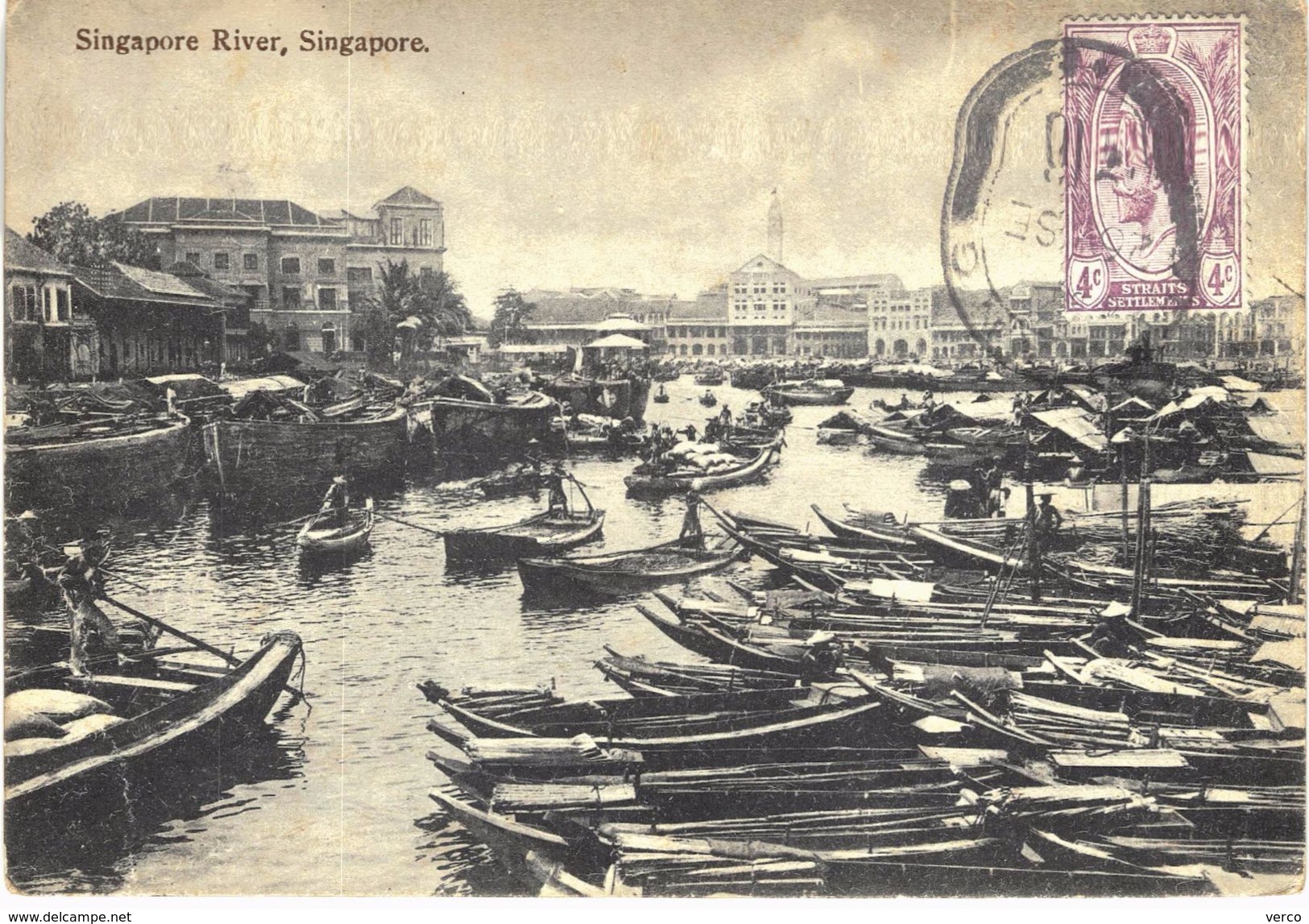 Carte postale ancienne de SINGAPOUR