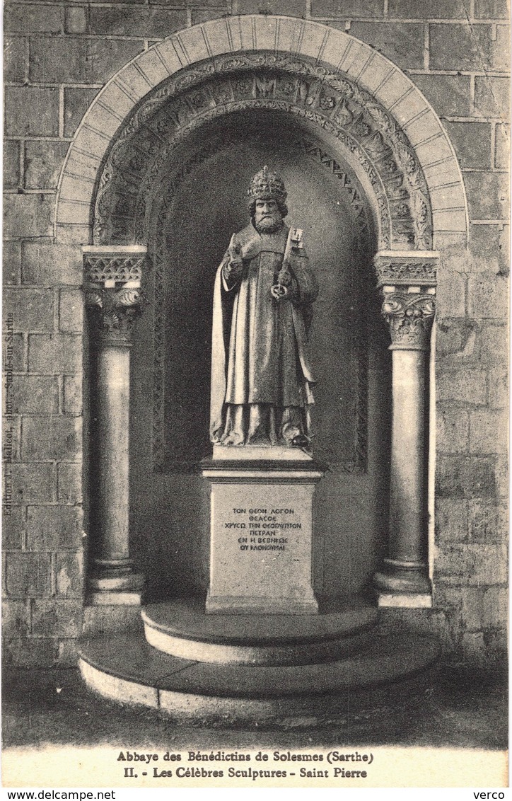 Carte Postale ancienne de  SOLESMES - Abbaye des Bénédictins