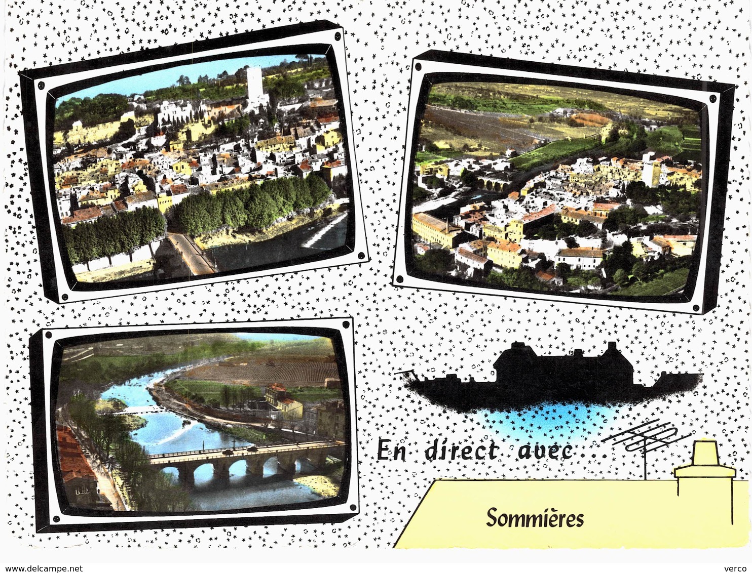 Carte   POSTALE  Ancienne de SOMMIERES