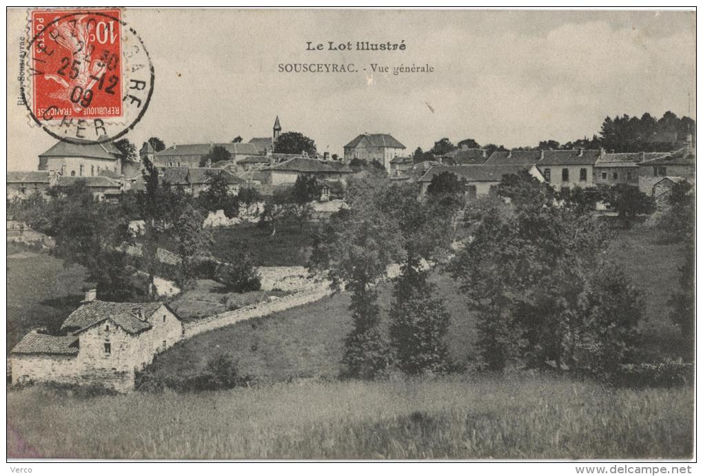 Carte Postale Ancienne de SOUSCEYRAC