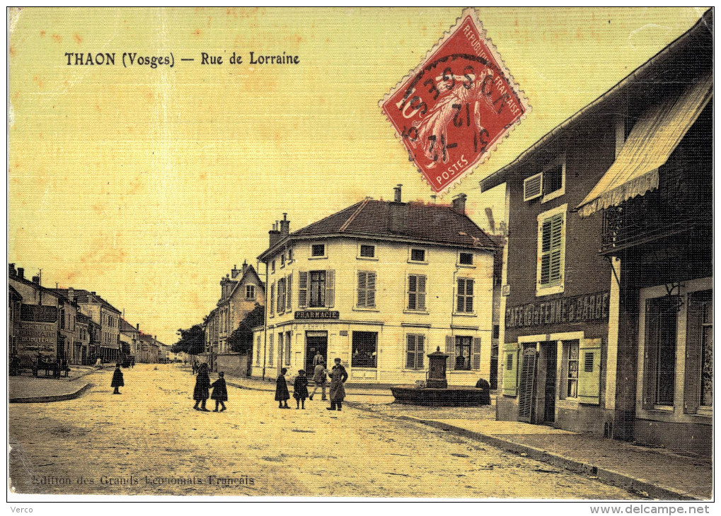 Carte Postale Ancienne de THAON les VOSGES